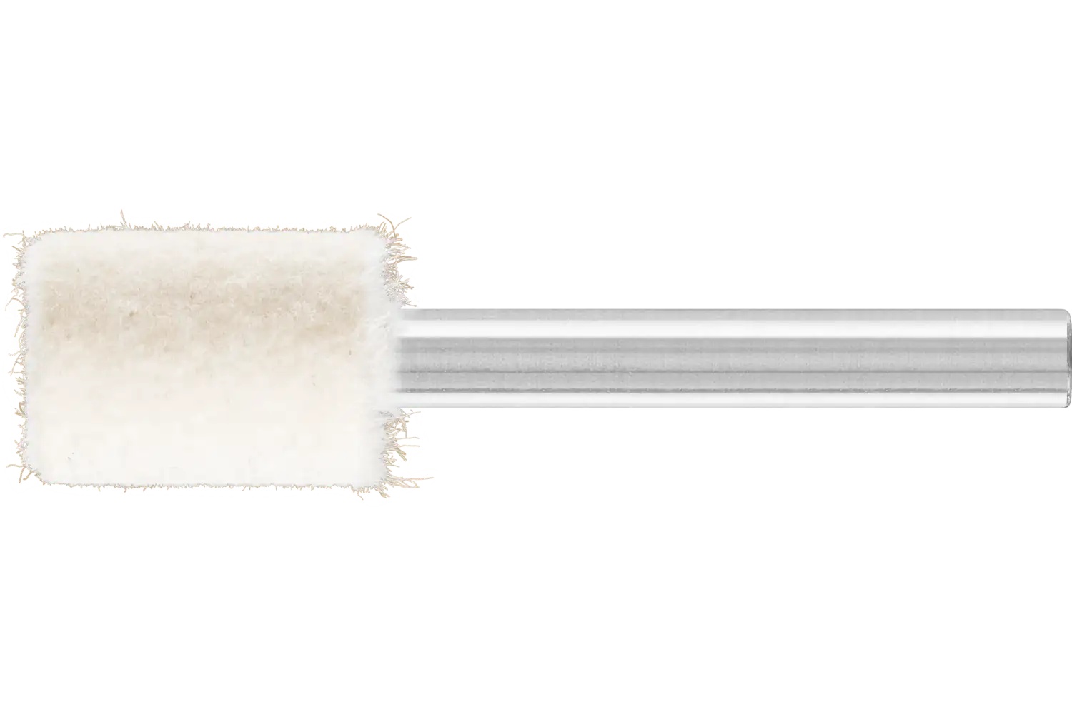 Picture of Pferd Felt Point, 9/16" x 3/4, Cylindrical Shape, Medium Grade, 1/4" Shank